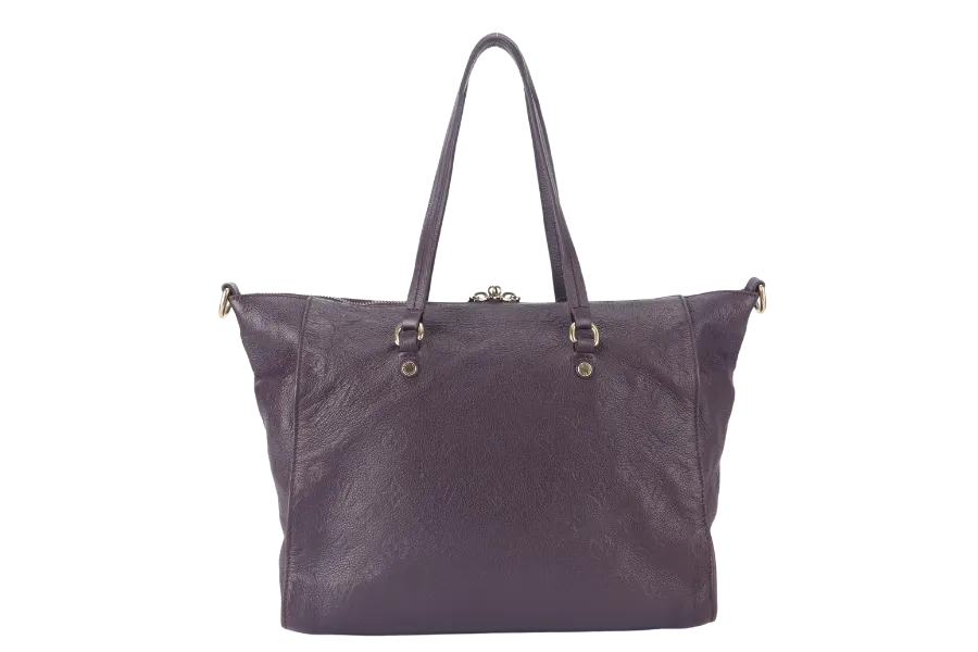 LOUIS VUITTON LUMINEWS PURPLE MONOGRAM EMPREINTE LEATHER GOLD HARDWARE NO DUST COVER