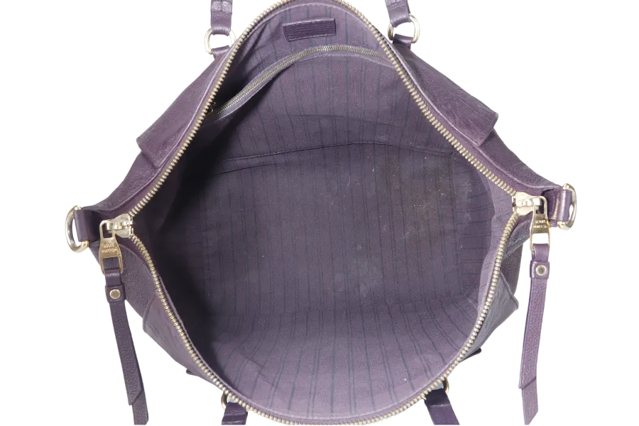 LOUIS VUITTON LUMINEWS PURPLE MONOGRAM EMPREINTE LEATHER GOLD HARDWARE NO DUST COVER