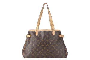 LOUIS VUITTON M51154 BATIGNOLLES TOTE BAG MONOGRAM CANVAS GOLD HARDWARE WITH DUST COVER