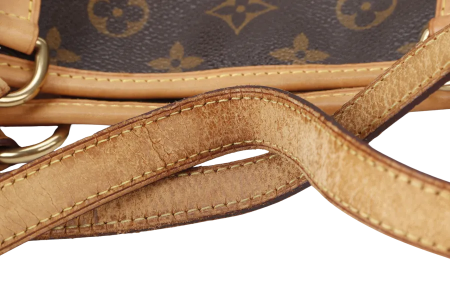 LOUIS VUITTON M51154 BATIGNOLLES TOTE BAG MONOGRAM CANVAS GOLD HARDWARE WITH DUST COVER