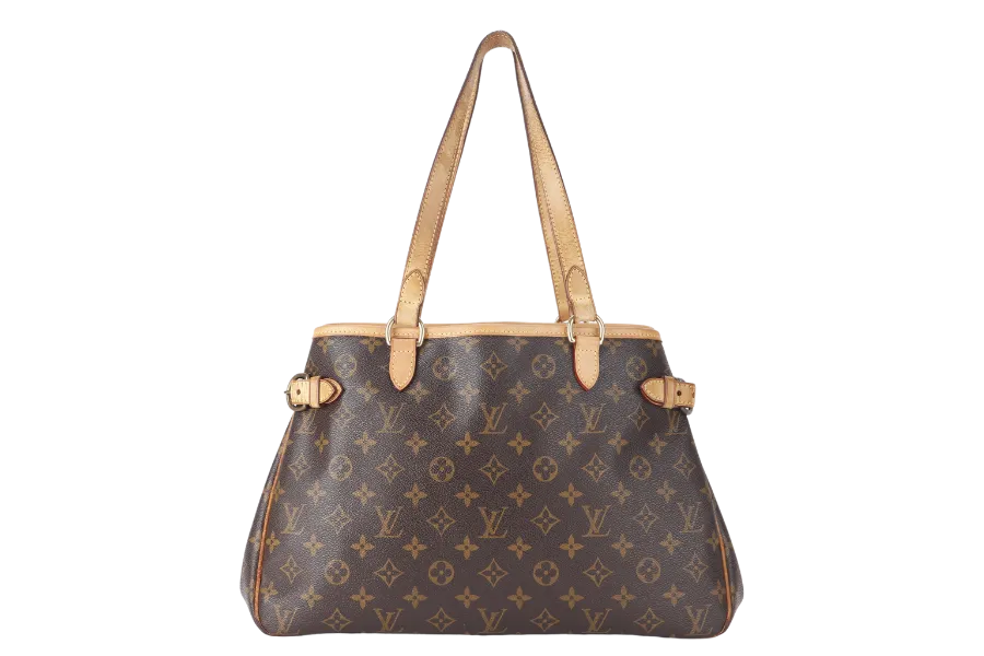 LOUIS VUITTON M51154 BATIGNOLLES TOTE BAG MONOGRAM CANVAS GOLD HARDWARE WITH DUST COVER