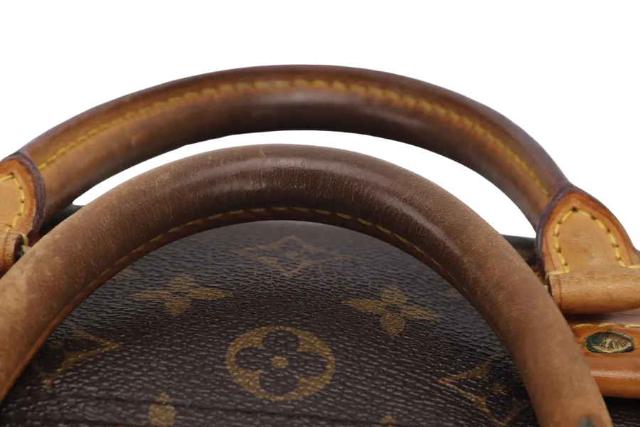 LOUIS VUITTON SPEEDY 30 MONOGRAM CANVAS GOLD HARDWARE WITH PADLOCK, NO KEYS & DUST COVER