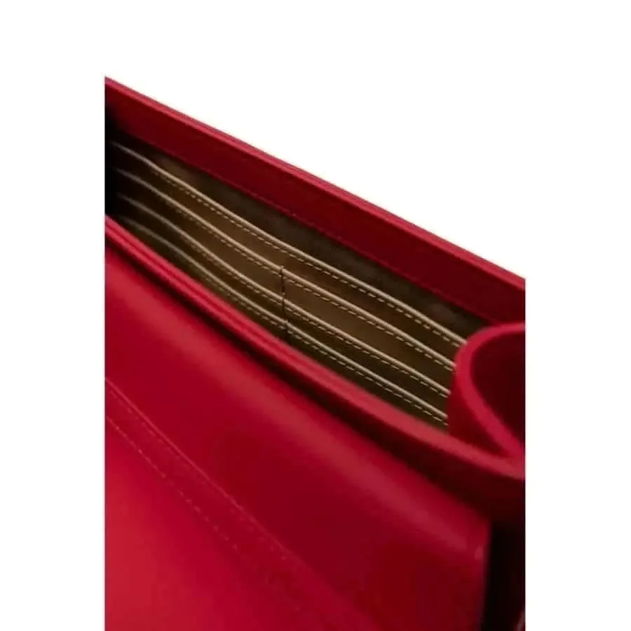 Love Moschino Red Faux Leather Handbag for Women