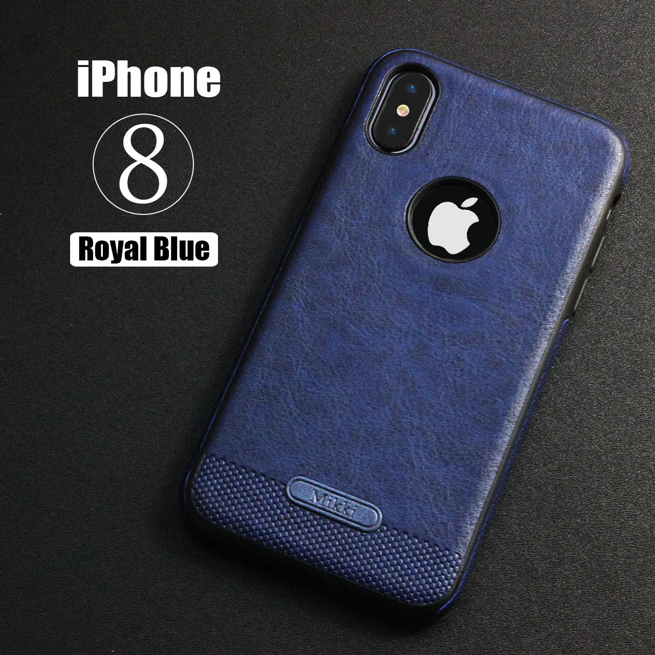 Luxury Textured Back Cover Flexible Soft Shockproof Full Protection Cases for iPhone X Black