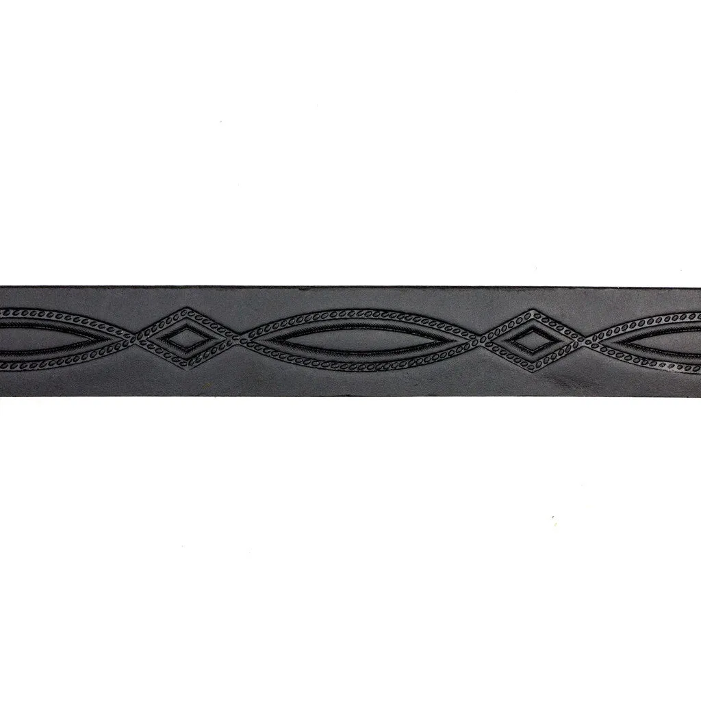 M116  1 1/2" Belt- Diamond Design