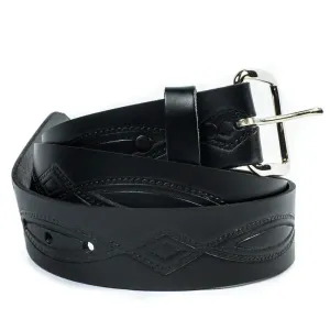 M116  1 1/2" Belt- Diamond Design