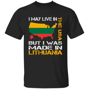 Made in Lithuania - Boys/Girls Youth Classic Short Sleeve T-Shirt
