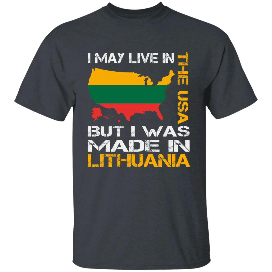 Made in Lithuania - Boys/Girls Youth Classic Short Sleeve T-Shirt