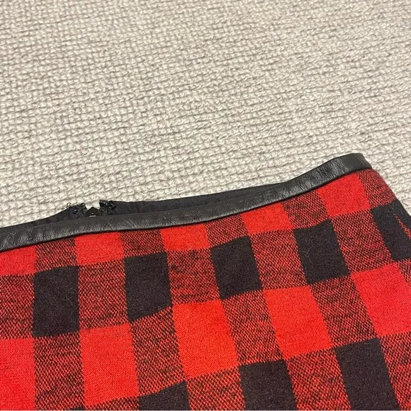 Madewell Gamine Mini Skirt in Buffalo Check (0)
