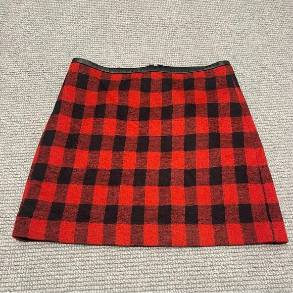 Madewell Gamine Mini Skirt in Buffalo Check (0)