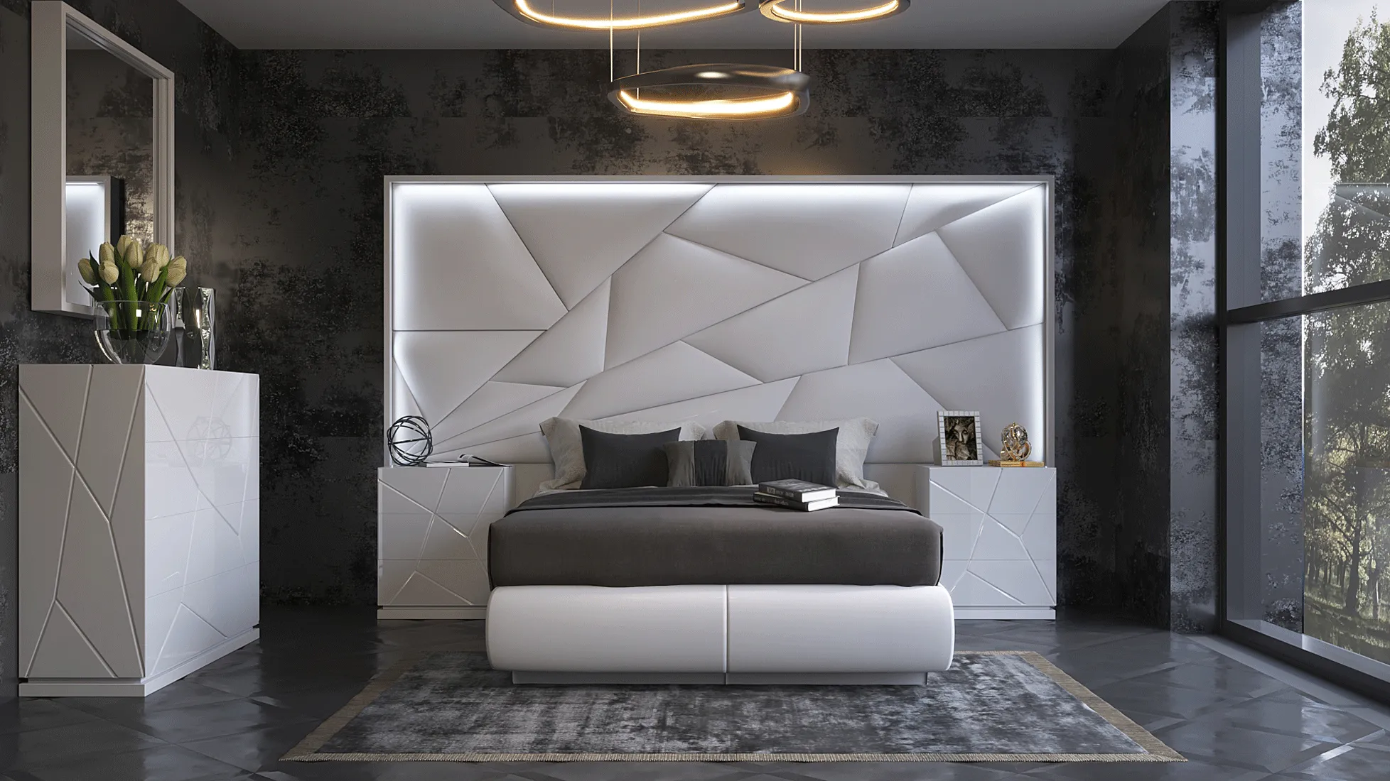 Majesty Bedroom w/light and Kiu cases SET