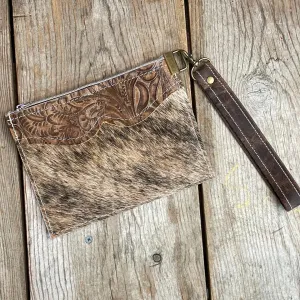 Make-up bag - Brindle w/ Western Tool
