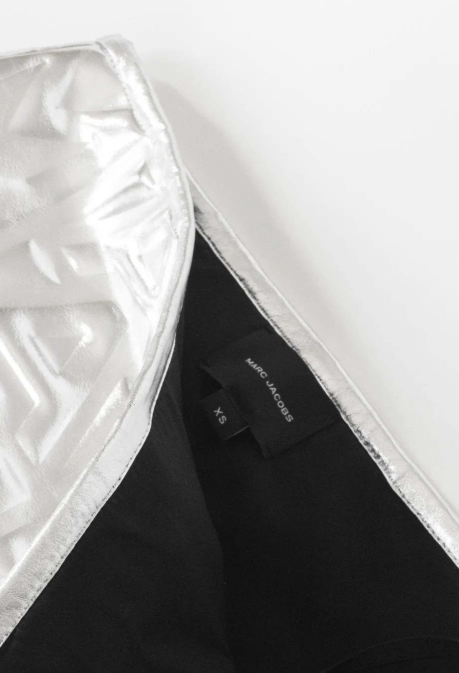 Marc Jacobs Puffy Mini Skirt in Silver