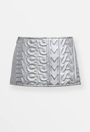 Marc Jacobs Puffy Mini Skirt in Silver