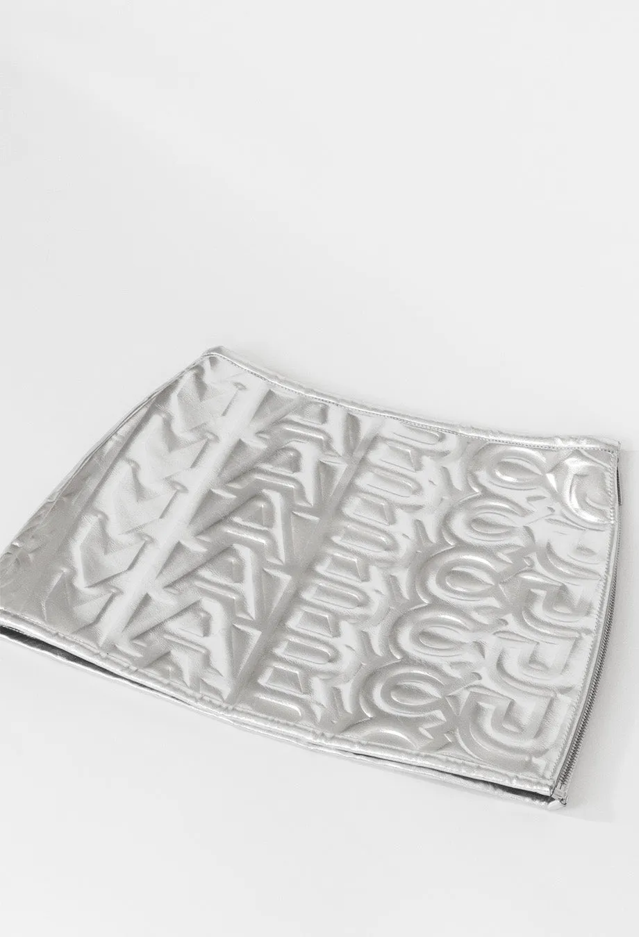 Marc Jacobs Puffy Mini Skirt in Silver