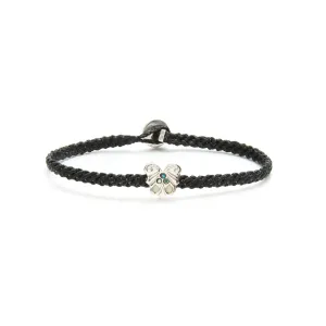Mariposa Macrame Bracelet in Sterling Silver