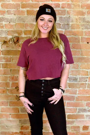 Maroon Mineral Crop