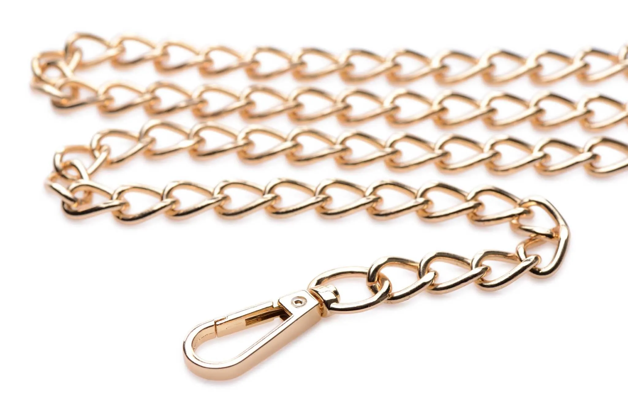 Master Series Chain Leash - Black/Gold
