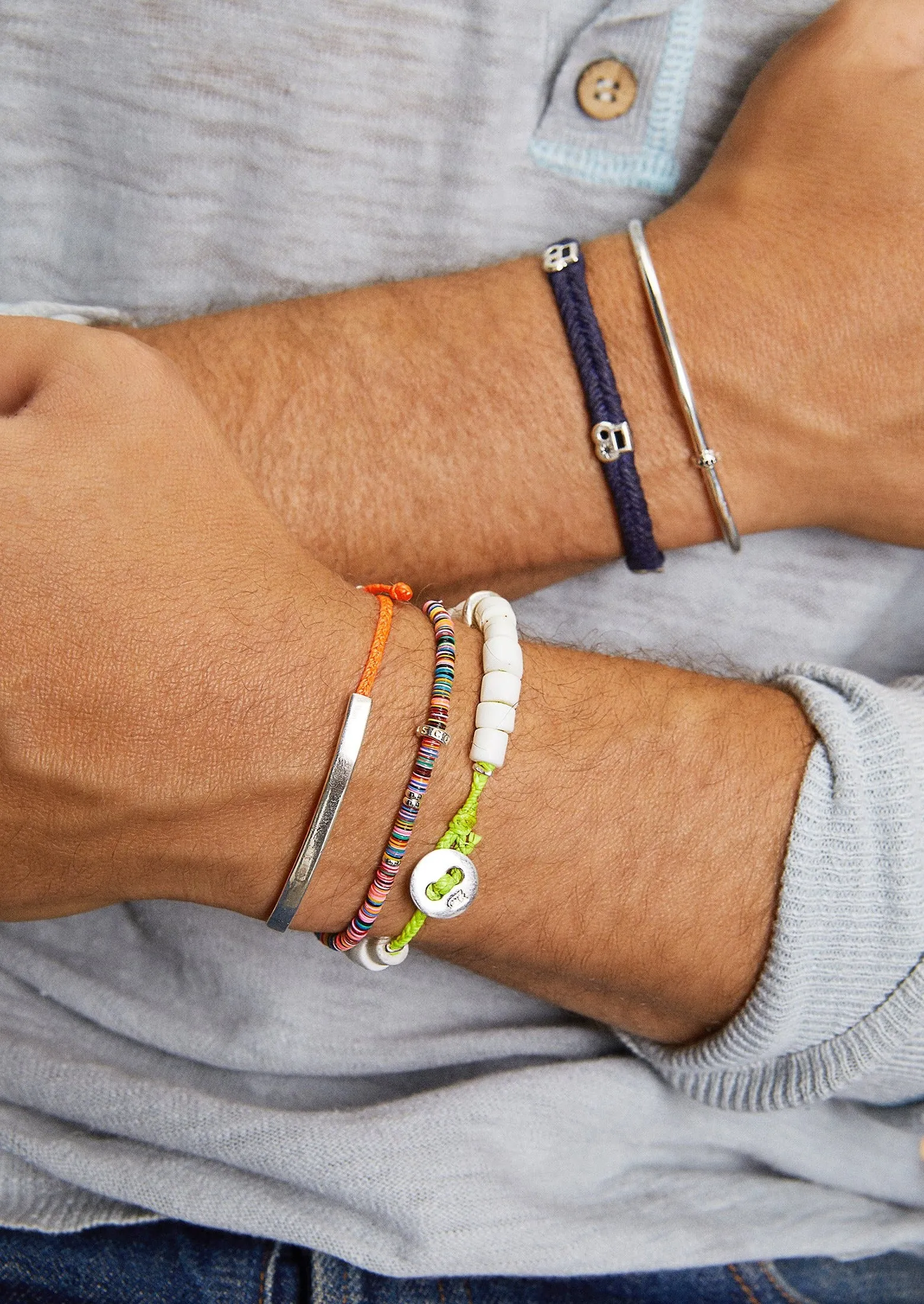 Max Fishtail Bracelet in Indigo