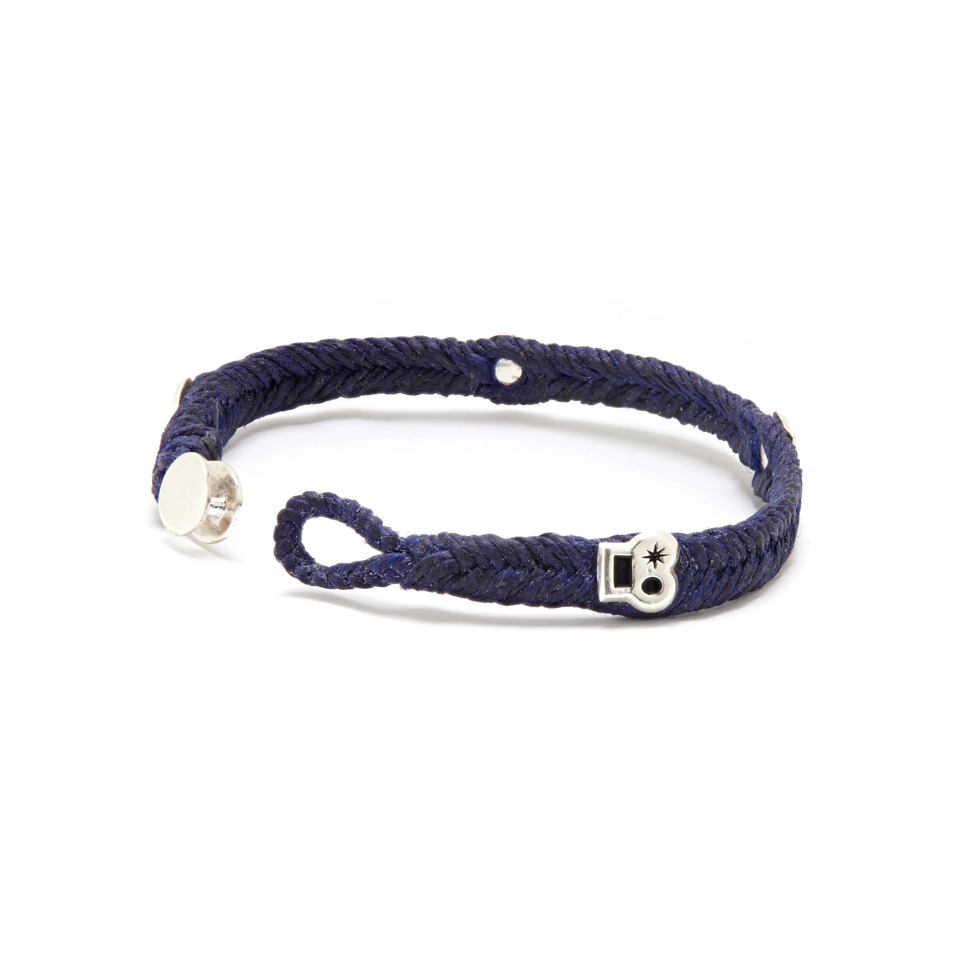 Max Fishtail Bracelet in Indigo