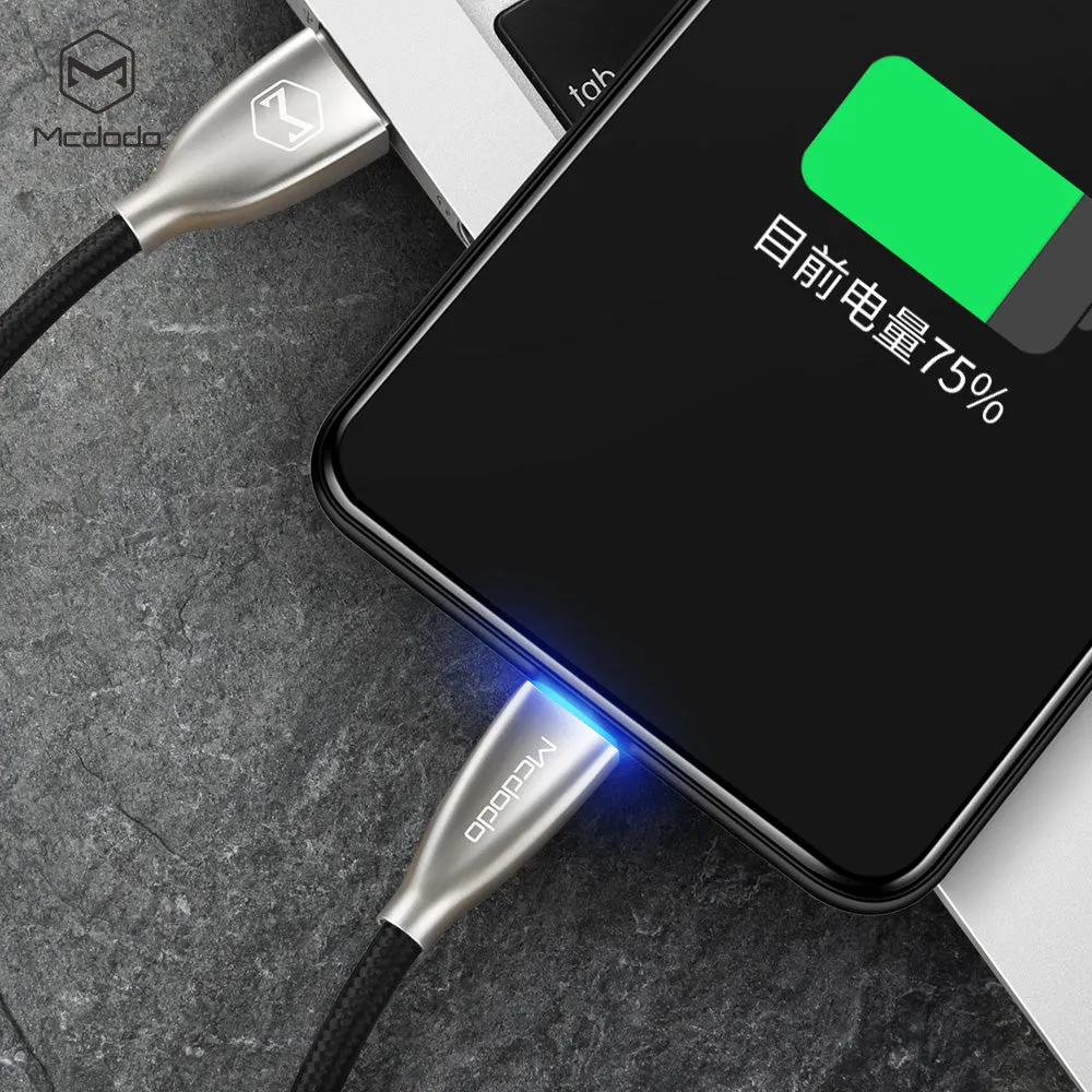 MCDODO Excellence Series Lightning Cable 1.8M Black for iPad iPhone