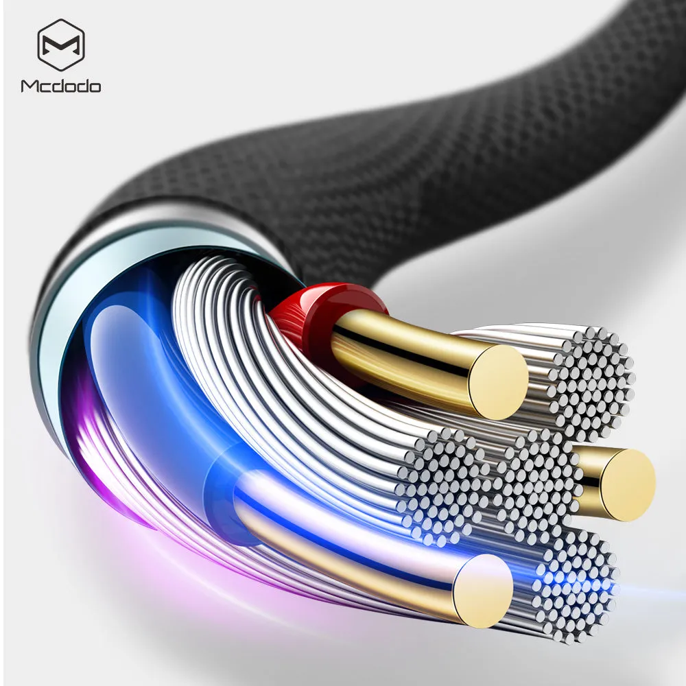 MCDODO Excellence Series Lightning Cable 1.8M Black for iPad iPhone