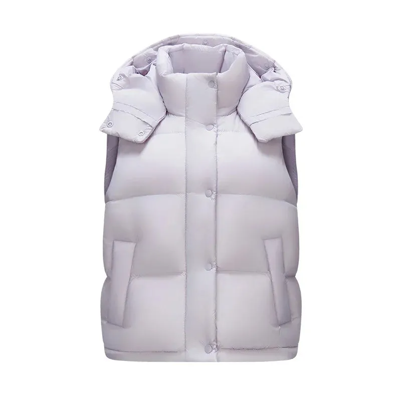Meghan Detachable Hood Vest