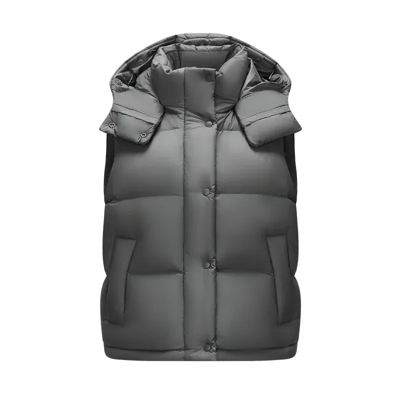 Meghan Detachable Hood Vest