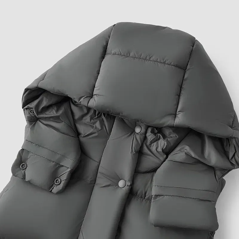 Meghan Detachable Hood Vest