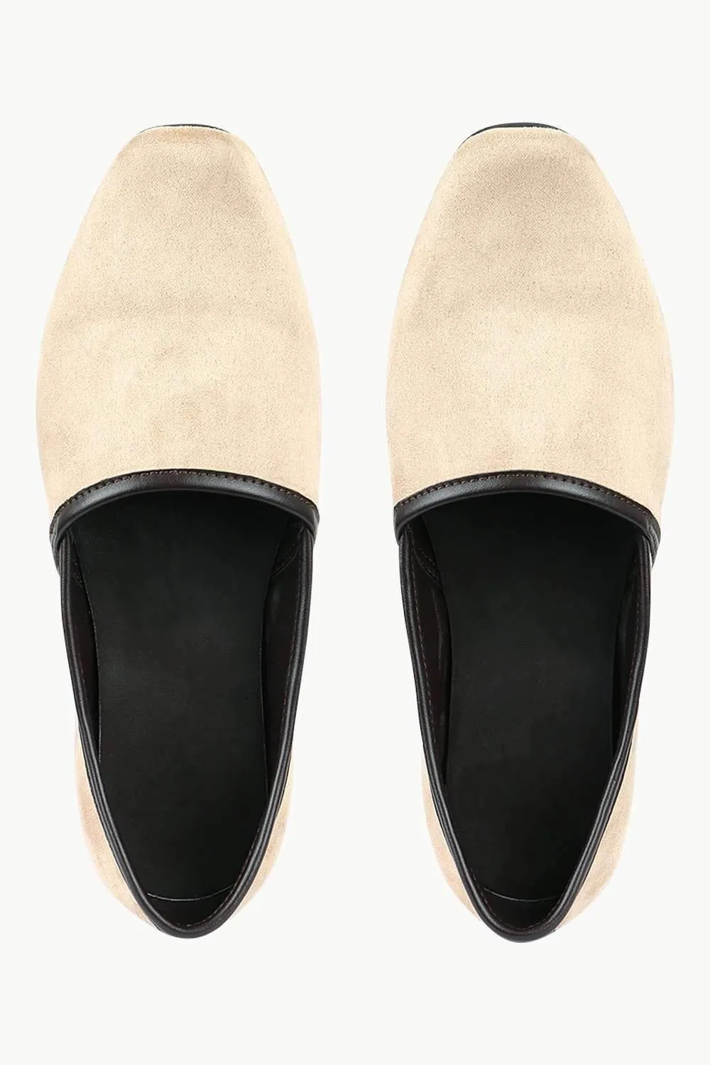 Men's Tan Faux Suede Juttis