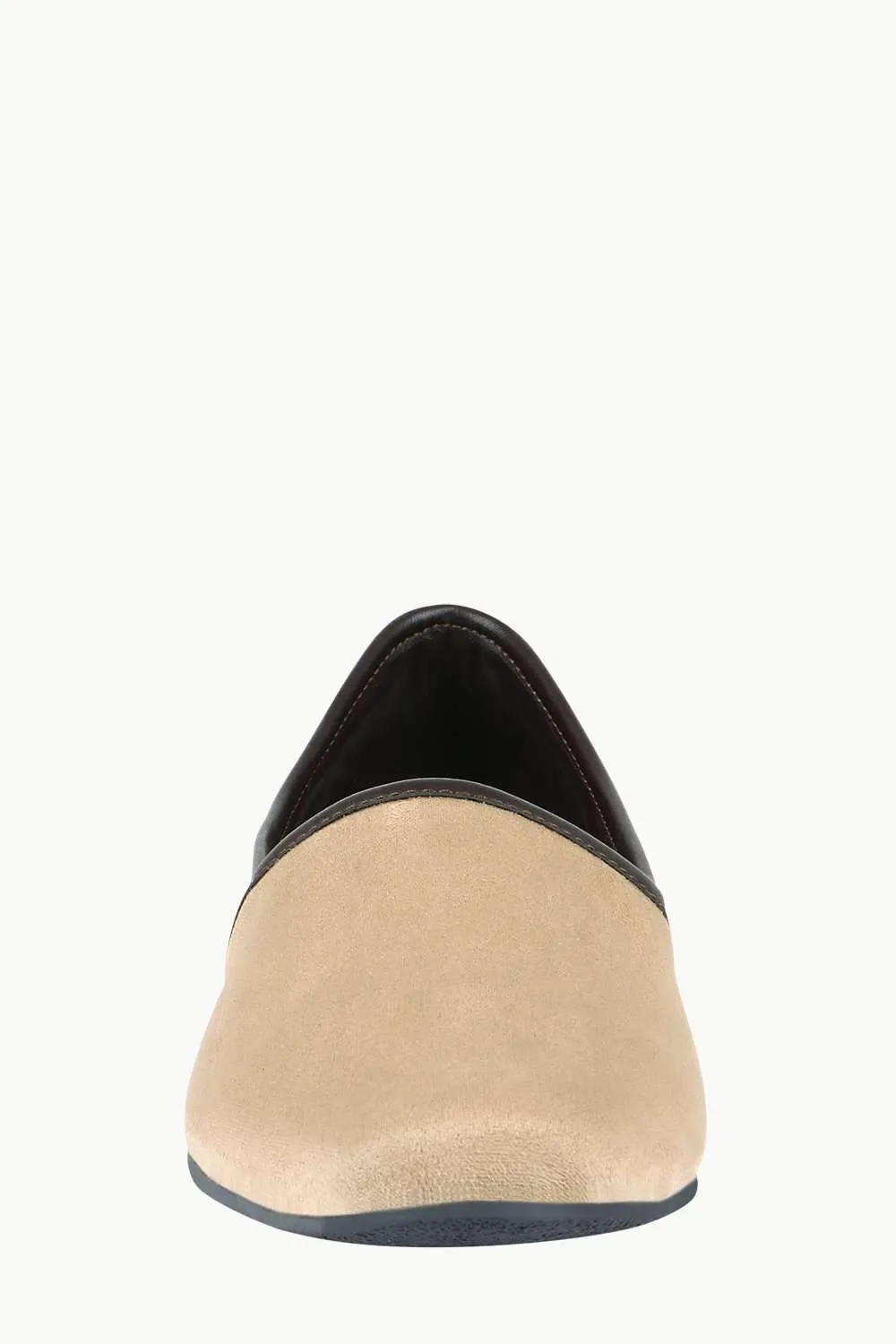 Men's Tan Faux Suede Juttis