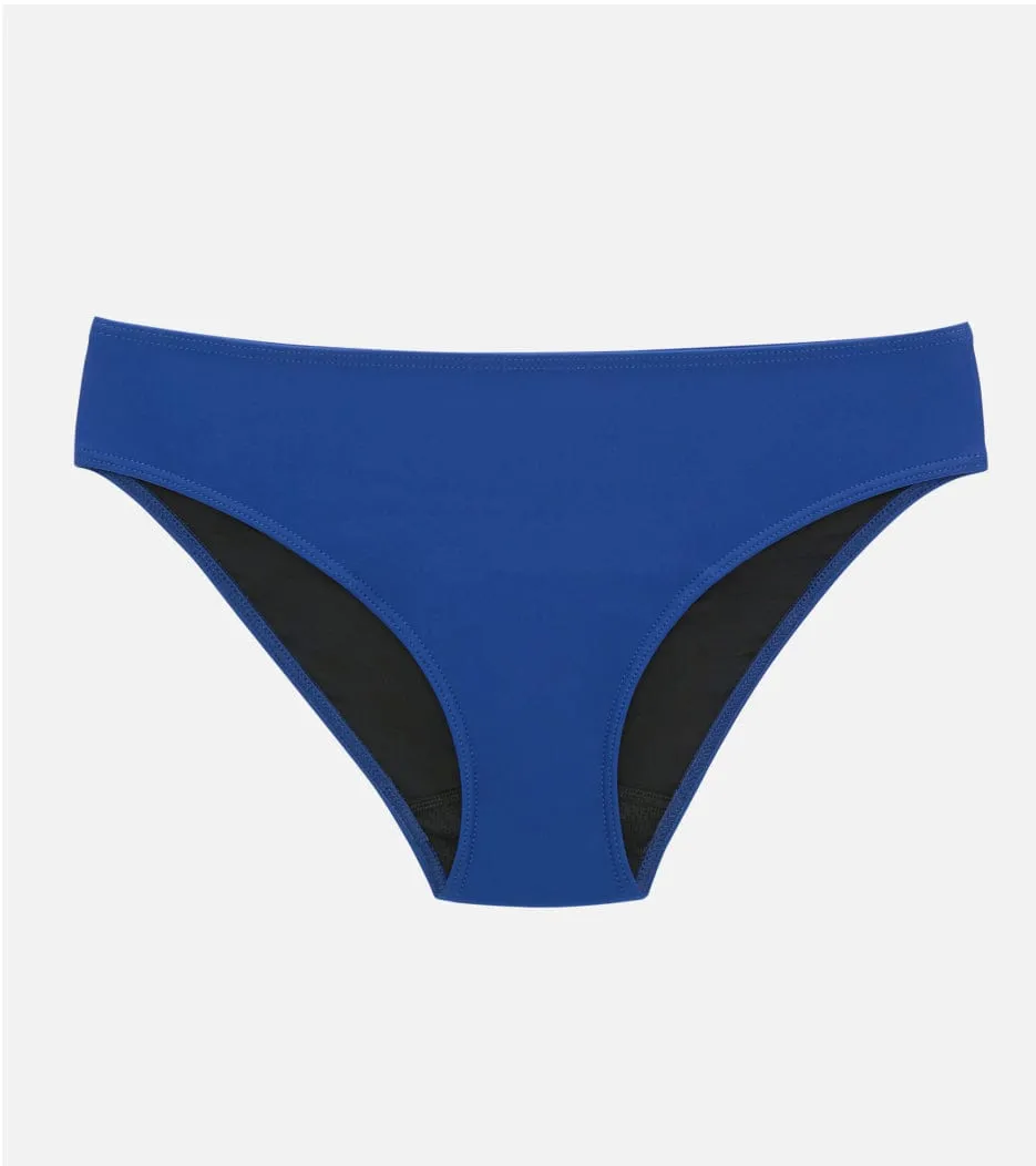 Menstruační plavky - Brief - Modrá