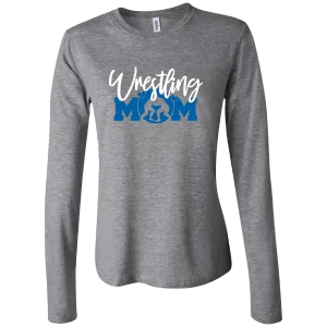 MIDDLESEX WRESTLING Screen Print Grey Long Sleeve Shirt