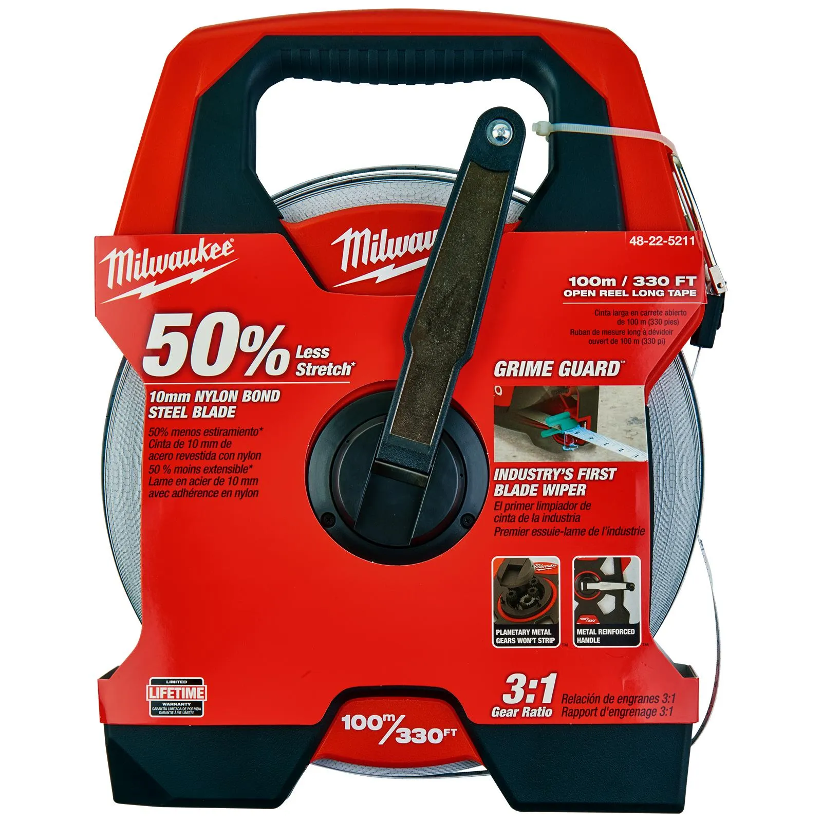 Milwaukee Long Open Measuring Tape 100m 330ft