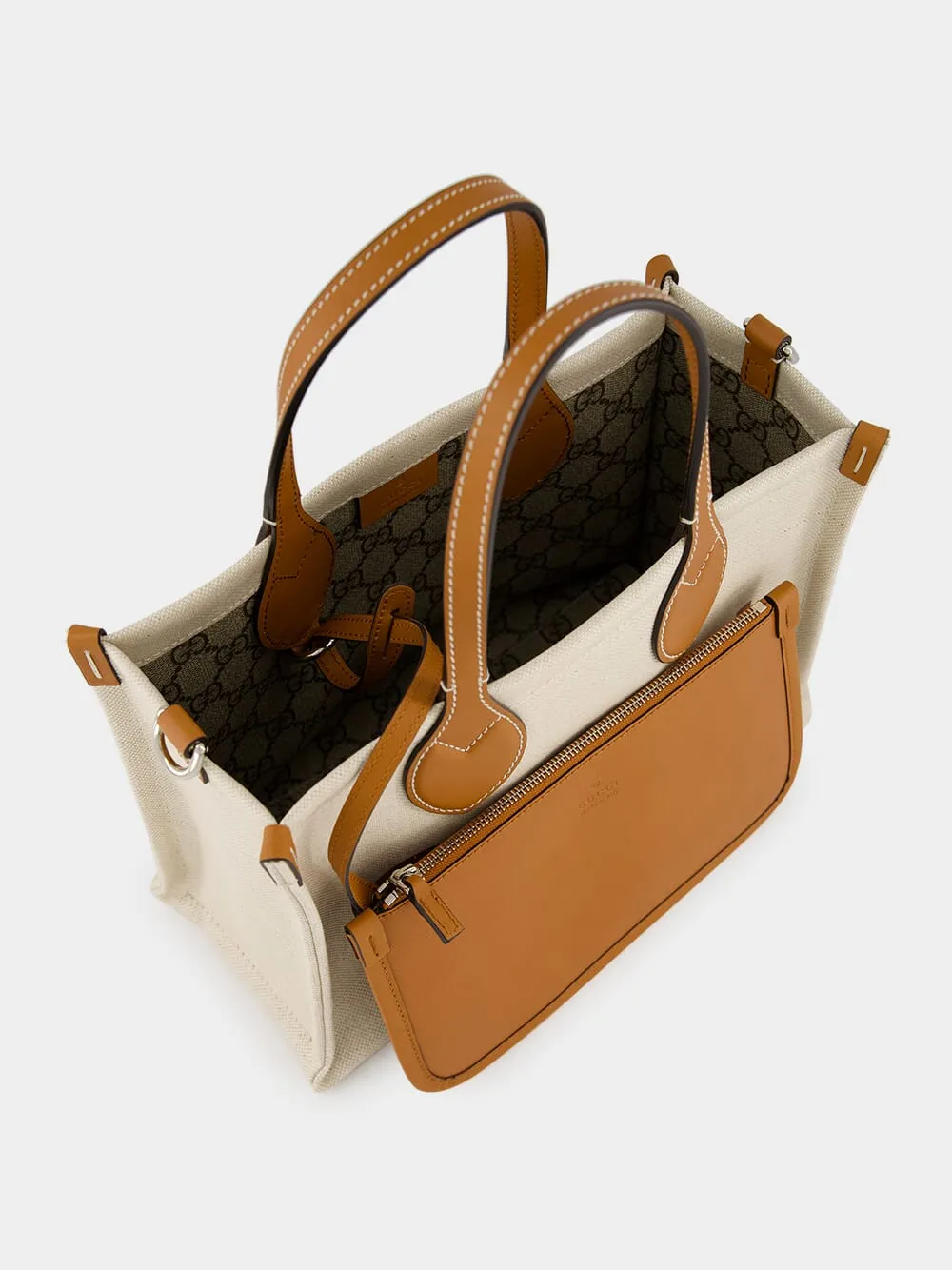 Mini Canvas Tote Gucci Print
