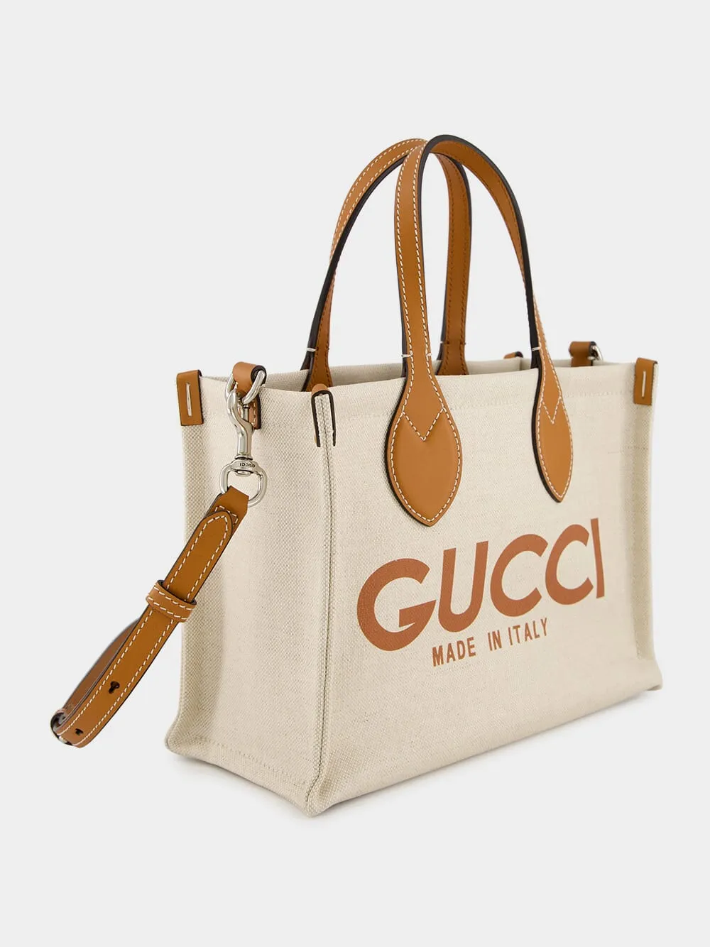 Mini Canvas Tote Gucci Print