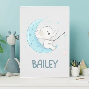 MLW By Design - Elephant Name Canvas Print