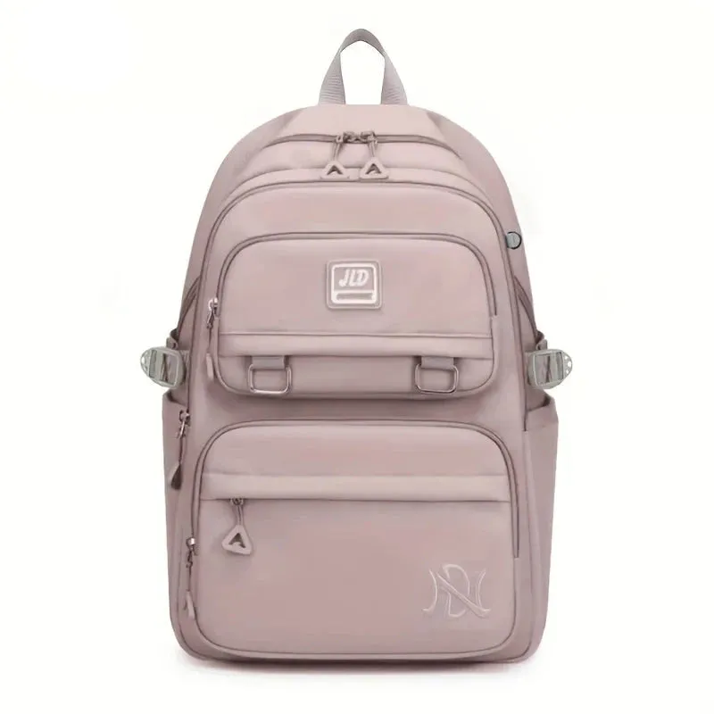 Mochila De Nylon Impermeável Para Estudantes Bolsa De Ombro Material Resistente