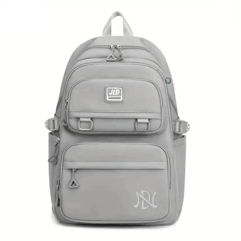 Mochila De Nylon Impermeável Para Estudantes Bolsa De Ombro Material Resistente