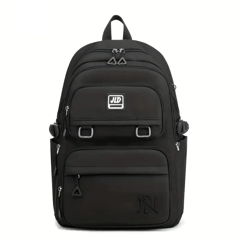 Mochila De Nylon Impermeável Para Estudantes Bolsa De Ombro Material Resistente