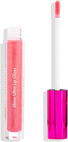 MODELCO Shine Ultra Gloss, Berry Pink, Highly Pigmented & Light-Reflecting Lip Gloss, Provides Intense Hydration & One-Swipe Coverage, Long-Lasting & Non-Sticky Finish, 0.1 Oz