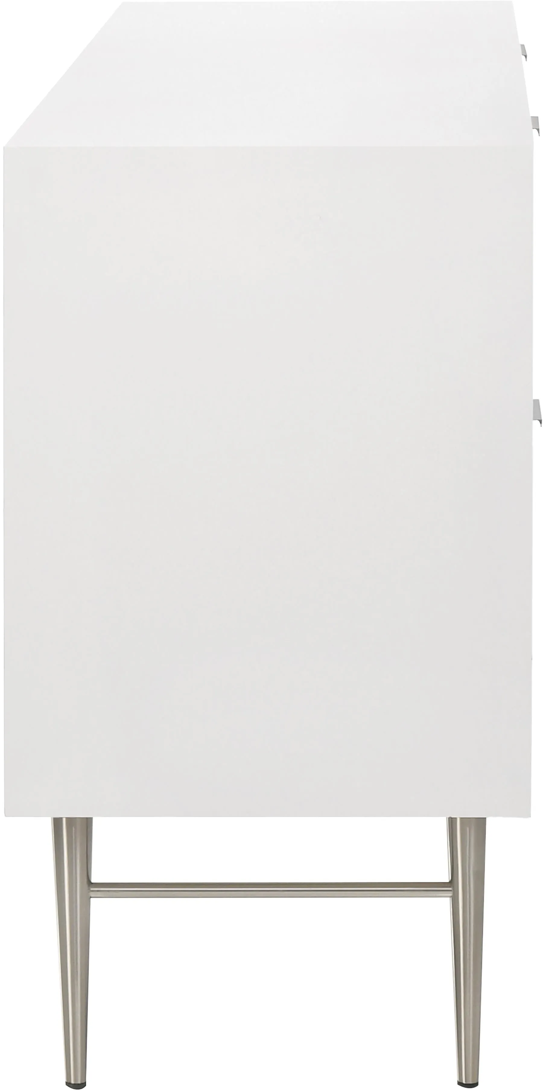 Modernist White Gloss Dresser