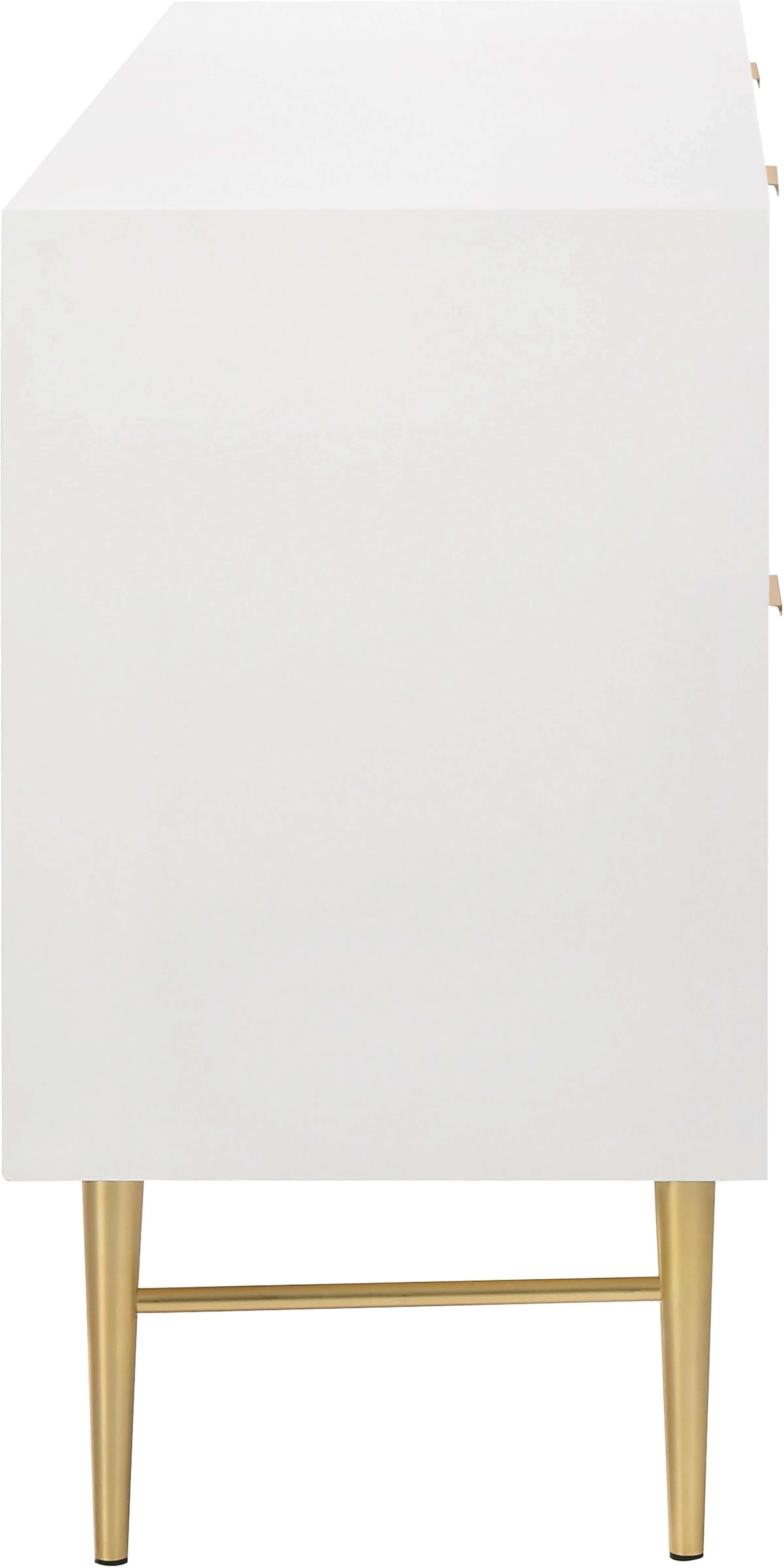 Modernist White Gloss Dresser