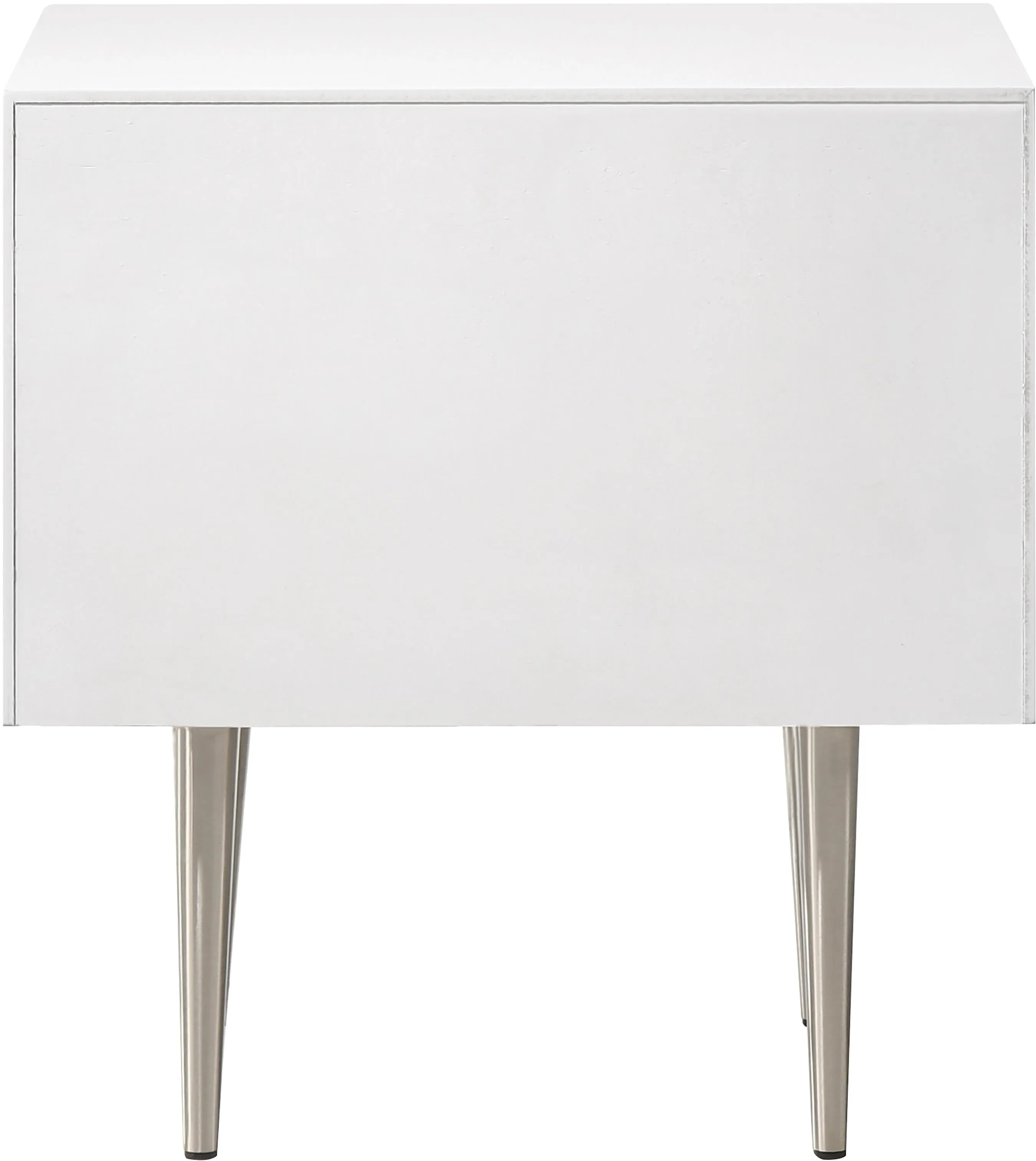 Modernist White Gloss Night Stand