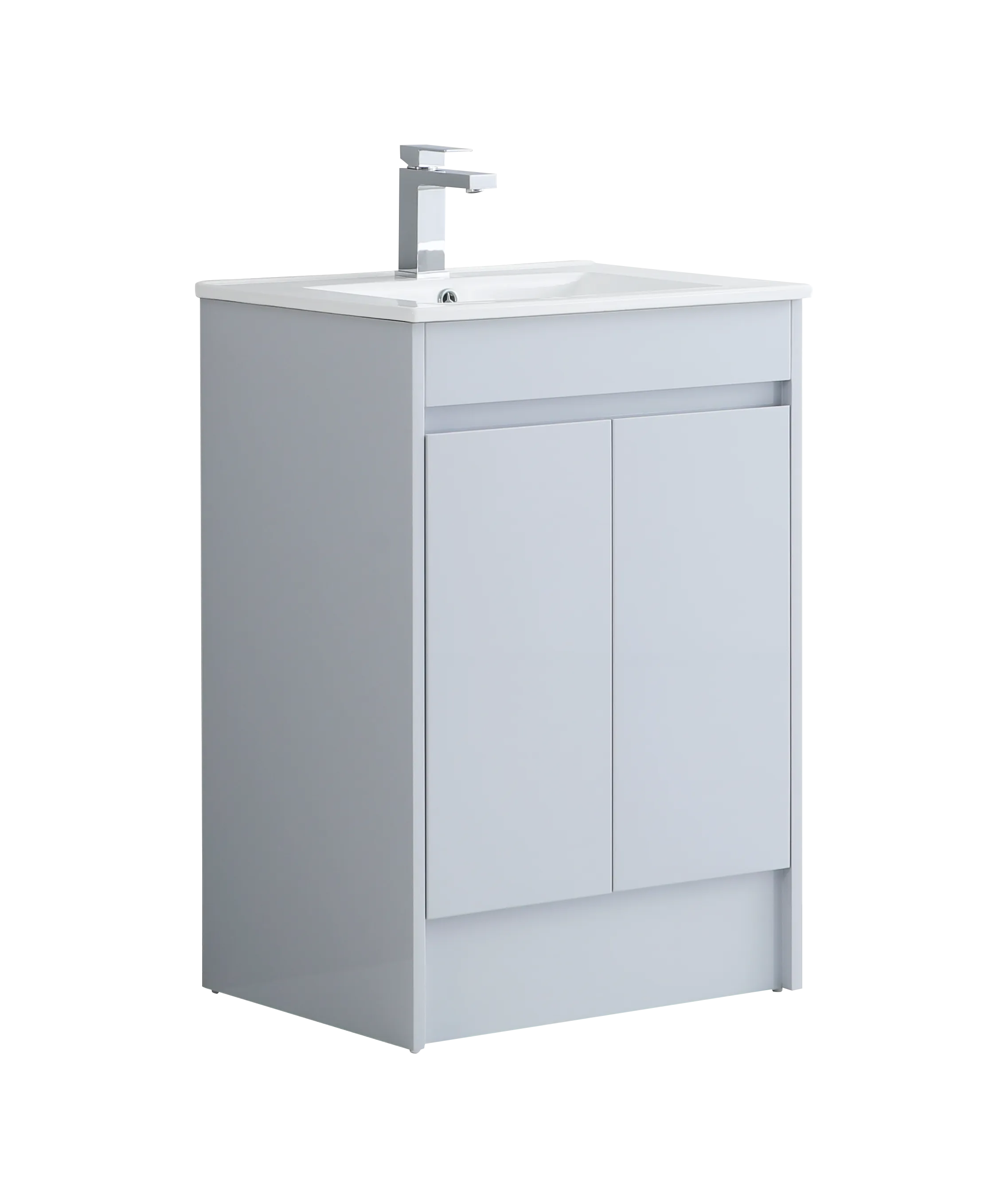 Monza 600mm Waterproof PVC Vanity Unit and Basin