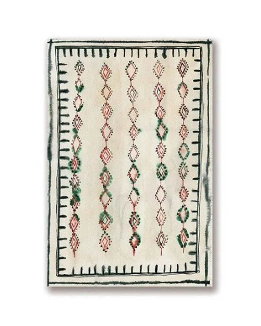 Moroccan Rug Print