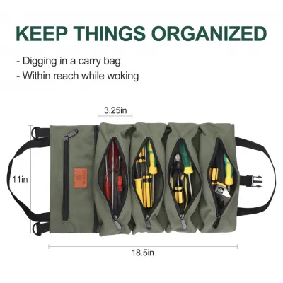 Multifunction Heavy Duty Roll up Bag (Green)