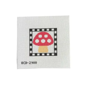 Mushroom Square Printed Canvas