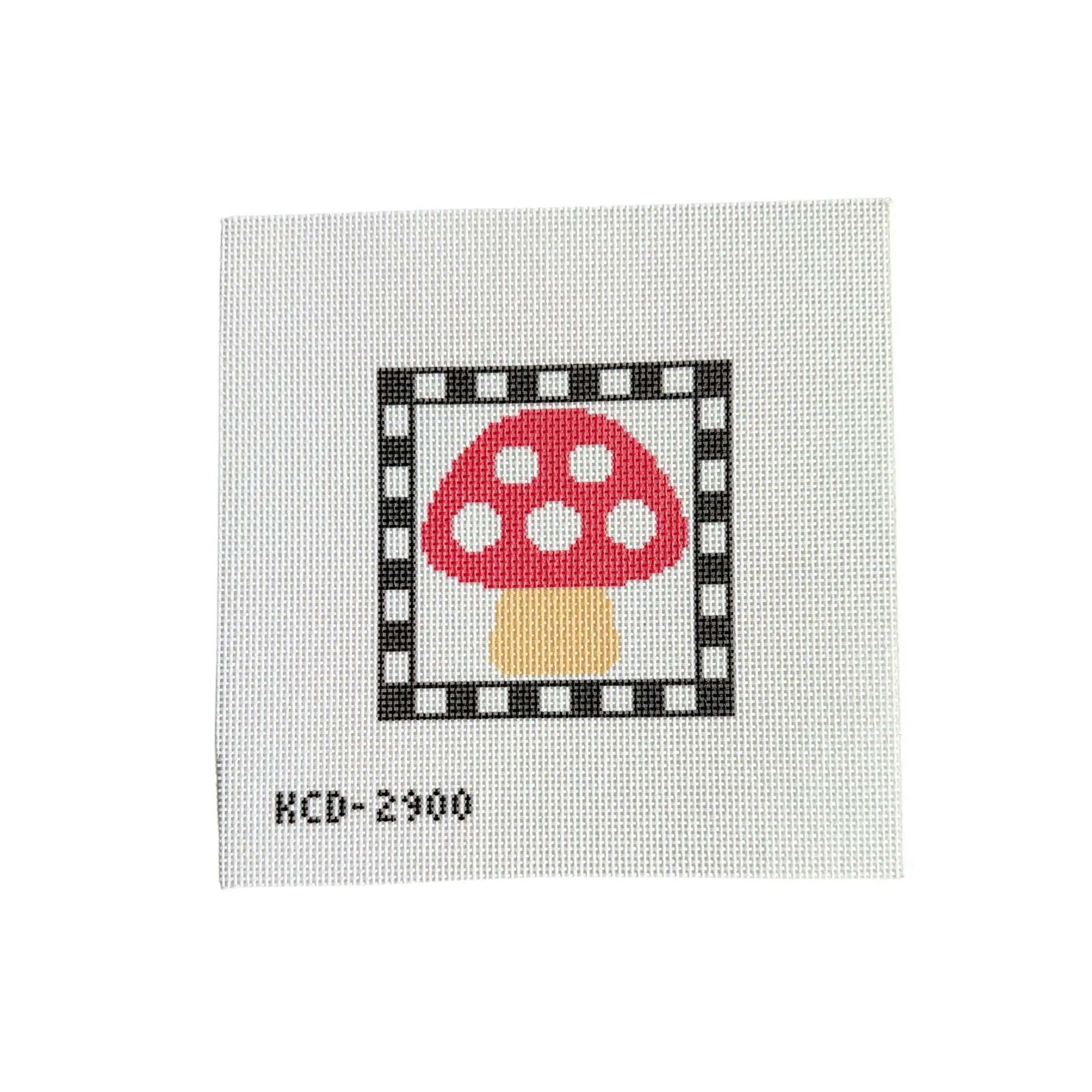Mushroom Square Printed Canvas