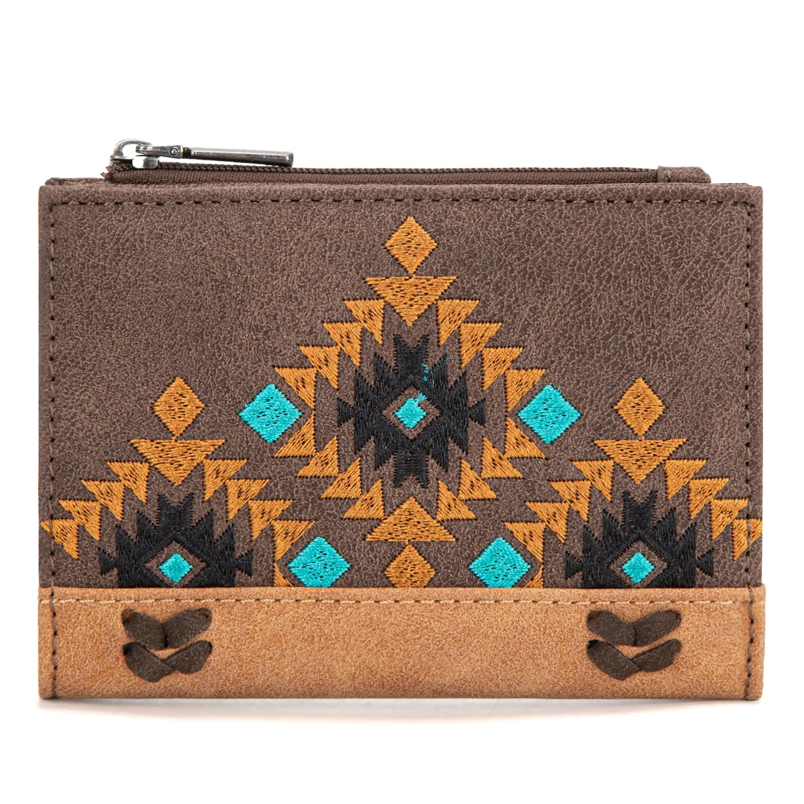 MW1312-W050  Montana West Embroidered Collection Wallet